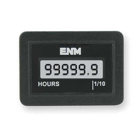 Hour Meter, LCD, Flush Rectangular MPN:T1140EB