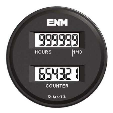 Hour Meter/ Counter, 6 Digits, LCD MPN:T39FC48