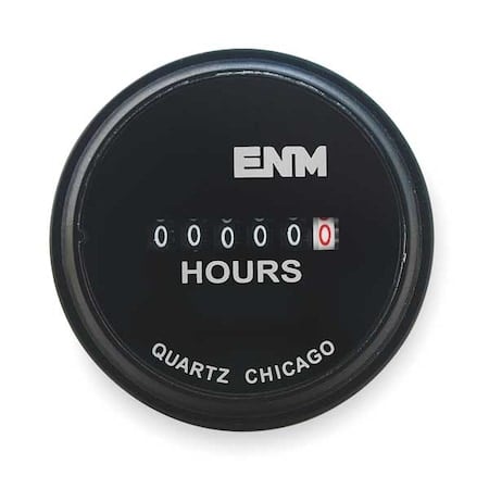 Hour Meter, Electrical, 2.31 in, Round MPN:T50A479