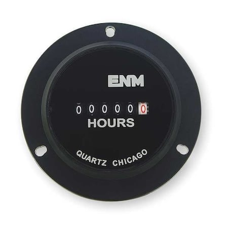 Hour Meter, Electrical, 3-Hole, Flange MPN:T50B52