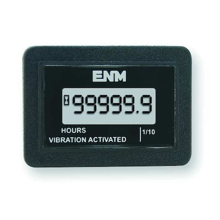Hour Meter, LCD, Flush Rectangular, Round MPN:T54D1