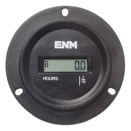 Hour Meter, 3-Hole Round, LCD MPN:TB44B65A