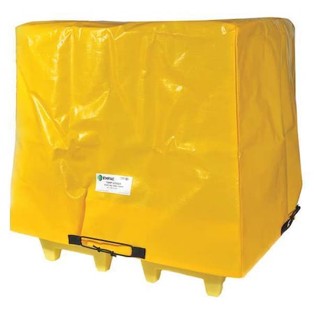 Tarp Cover, 56 1/2 in x 56 1/2 in x 44 in, 44 in, Yellow, HDPE MPN:5001-TARP