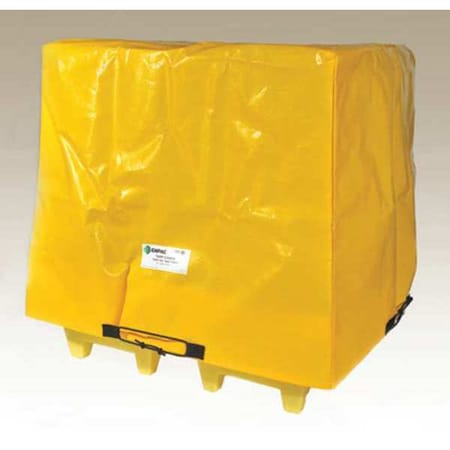 Tarp Cover, 56 1/2 in x 56 1/2 in x 44 in, 44 in, Yellow, HDPE MPN:5400-TARP