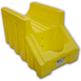ENPAC® Poly-Racker Single Drum Rack for 55 Gallon Drums - Yellow 6006-YE