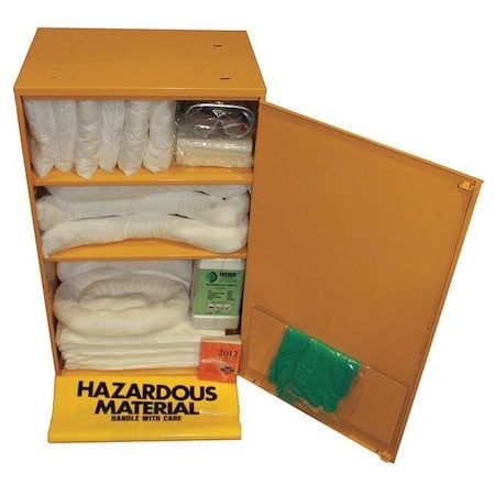 Locker Spill Refill, 25 gal Volume Absorbed per Kit, 25 gal Capacity, Refill, Brown, 77 MPN:13-WMXL-O-RF