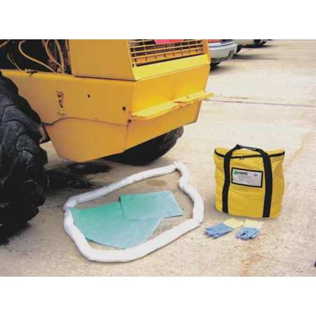 Spill Kit, 10 gal Volume Absorbed per Kit, Not Applicable Capacity, Duffel Bag, Yellow, 32 MPN:1310-YE
