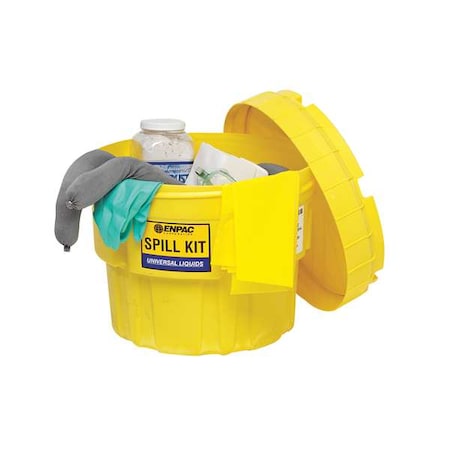 Spill Kit Refill, 11 gal Volume Absorbed per Kit, 11 gal Capacity, Refill, Brown, 35 MPN:1320-RF