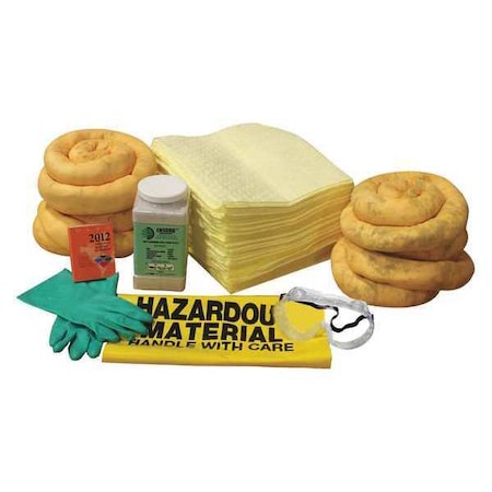 Spill Kit Refill, 11 gal Volume Absorbed per Kit, 11 gal Capacity, Refill, Brown, 35 MPN:1321-RF
