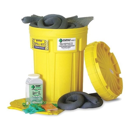 Salvage Drum Spill Kit, Universal, 30 gal. MPN:1330-YE
