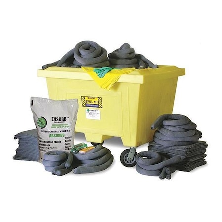 Tote Spill Kit, Aggressive Sorbent, XL MPN:1381-YE
