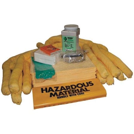 Spill Kit Refill, 62 gal Capacity, Refill, Brown, 139 MPN:1398-RF