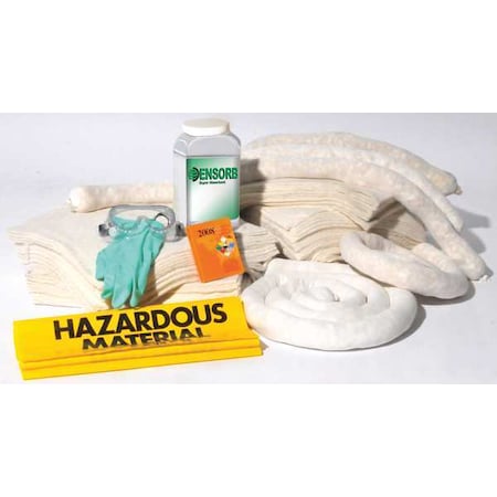 Spill Kit Refill, 62 gal Volume Absorbed per Kit, 62 gal Capacity, Refill, Brown, 139 MPN:1399-RF