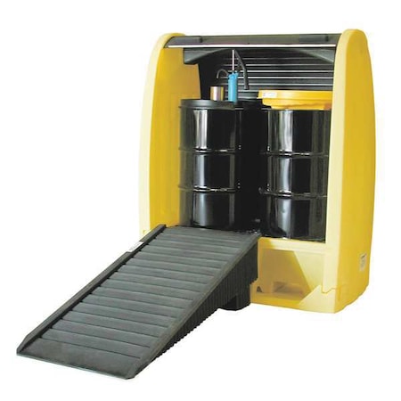 Rolltop Drum Spill Cntnmnt, 72 in. H MPN:4062-YE