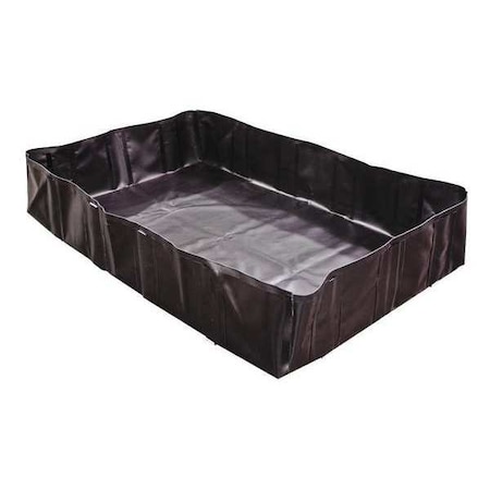 Spill Berm, 10 ft.Lx10 ft.Wx2 ft.H, Black MPN:48-10102-BK-SS