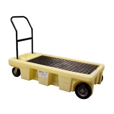 Drum Spill Platform Cart, Yellow, 500 lb. MPN:5200-YE-A