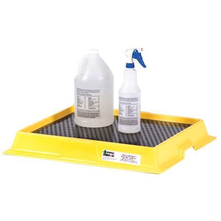 Spill Tray, 2.5 gal., Black/Yellow MPN:5248-YE