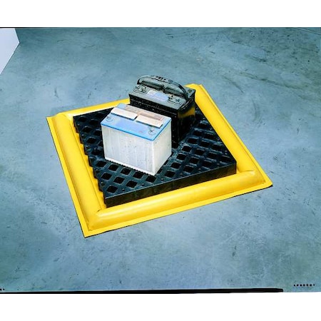 Spill Containment Tray, 2 gal Spill Capacity, 1 Drums, 4000 lb. Load Capacity MPN:5600-YE