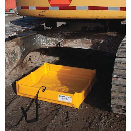 Spill Tray, Yellow, Rectangle, 59 gal MPN:5646-YE-F