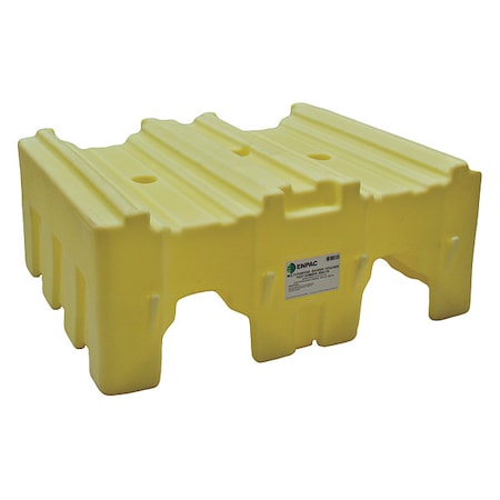 Double Drum Stack Module, 2400 lb., HDPE MPN:6004-YE