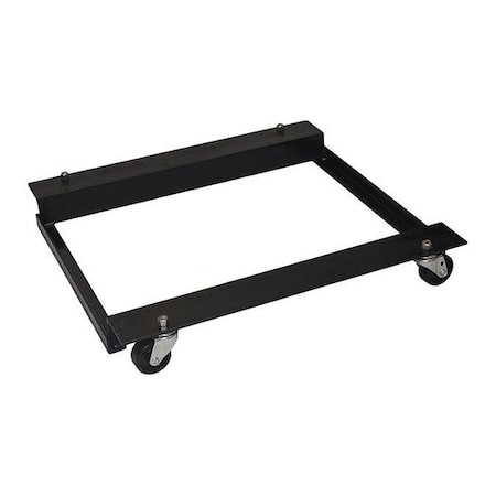 Wheeled Caster Frame for 6 Cylinder Storage Rack, Black MPN:7204-BK