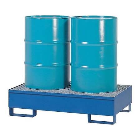 SteelPal Spill Pallet, 2, Drum, 54x34x14
