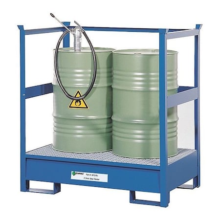 Steel Stacker, 2 Drum, 54x34x55