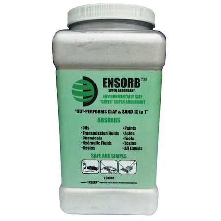 Solidifer, 1 gal Absorbed per Package, Jar, Perlite, White MPN:ENP D503