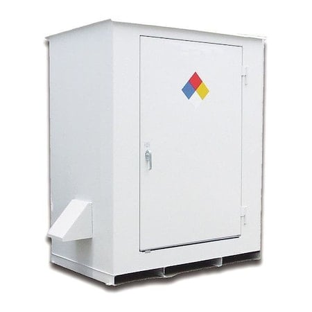 Hazmat Storage Locker, 2 Drum, 96x58x98