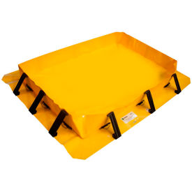 ENPAC® Stinger Yellow Jacket™ Containment Berm Fuel & Chemical Resistant 6'L X 6'W X 8