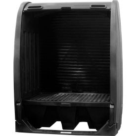 ENPAC® Black Diamond Spill Containment Shed 4062-BD - 2-Drum 4062-BD