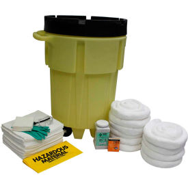 ENPAC® 95 Gallon Wheeled SpillPack Spill Kit Oil Only Yellow 1499-YE 1499-YE