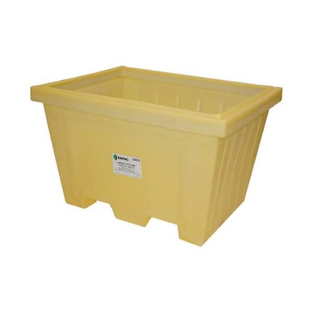 Storage Tote 16.58 cu ft Volume Cap., 44 1/2 in L, 35 in W, 30 3/8 in H, Plastic, Yellow MPN:1500-YE