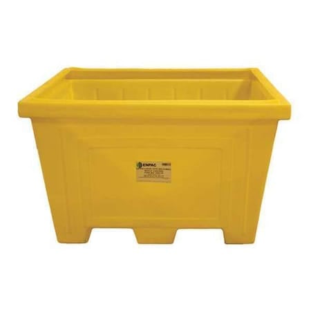 Storage Tote 30.06 cu ft Volume Cap., 51 in L, 46 1/2 in W, 33 in H, Plastic, Yellow MPN:1520-YE