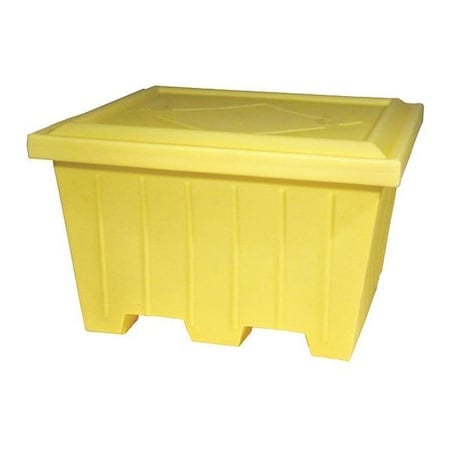 Tote with Lid, 47-1/4 in W, 33 in H, Yellow MPN:1525-YE