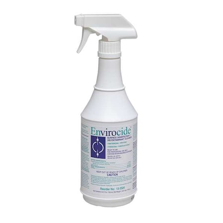 Cleaner and Disinfectant, 24 oz. Trigger Spray Bottle, Unscented MPN:ME24078024