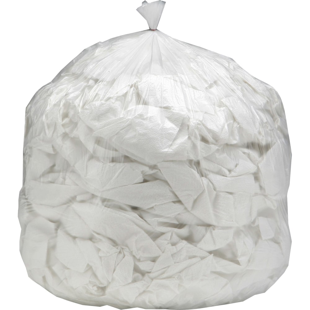 Highmark Trash Bags, 30 gal, 30inH x 37inW, Natural, 500 Bags (Min Order Qty 2) MPN:8105-01-557-4972