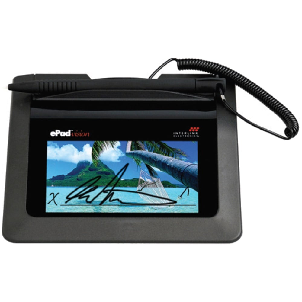 ePad-vision VP9808 Signature Pad - LCDUSB - 3.74in x 2.12in Active Area LCD - USB MPN:VP9808