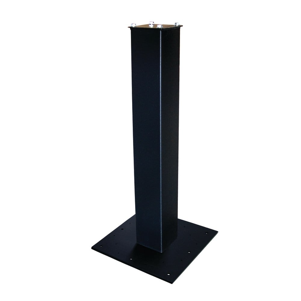 Mail Boss 27in Surface Mount Mailbox Post, 27inH x 4inW x 4inD, Black MPN:7007