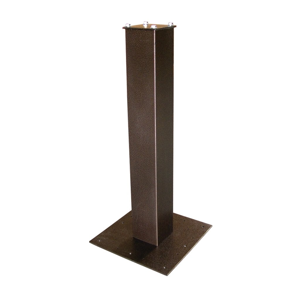 Mail Boss 27in Surface Mount Mailbox Post, 27inH x 4inW x 4inD, Bronze MPN:7009
