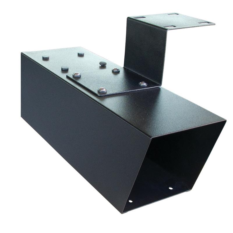 Mail Boss Locking Mailbox With Newspaper Holder, 17 1/2inH x 6inW x 6inD, Black MPN:7111