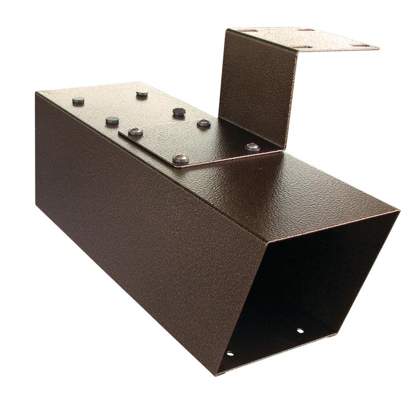 Mail Boss Locking Mailbox With Newspaper Holder, 17 1/2inH x 6inW x 6inD, Bronze MPN:7114