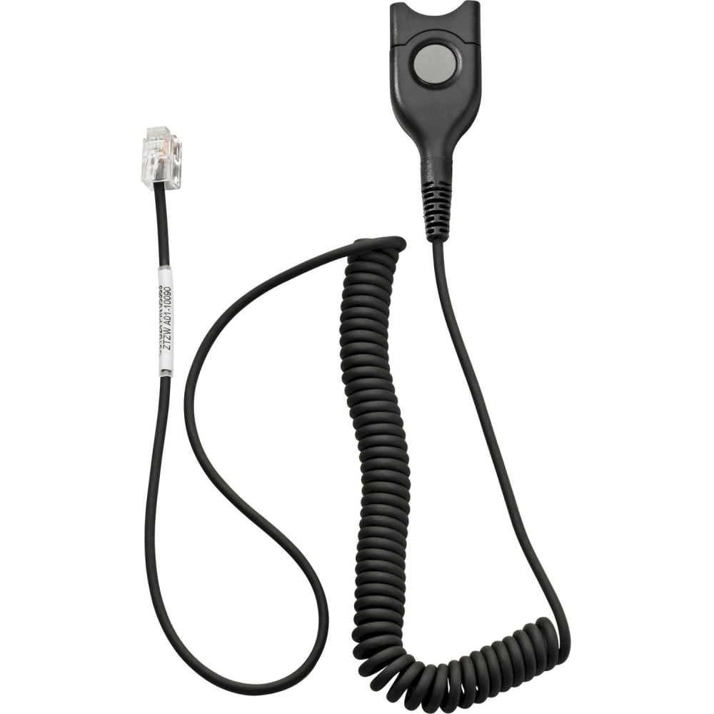 EPOS Standard Bottom Cable, ED to RJ9 CSTD 08 - Easy Disconnect/RJ-9 Phone Cable - 1000838 MPN:1000838