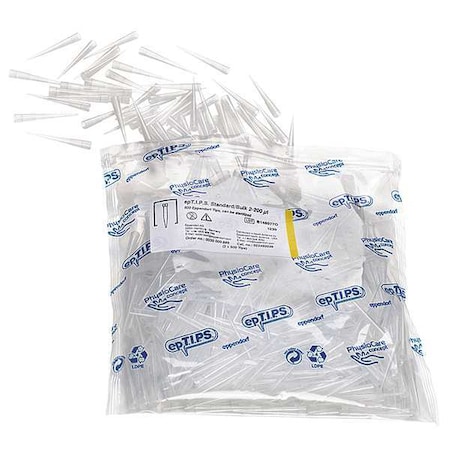 Pipetter Tips, 2 to 200uL, PK1000 MPN:022492039