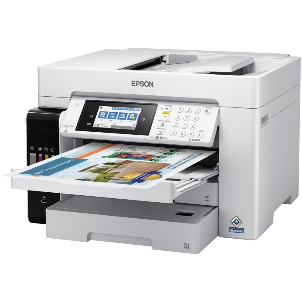 Epson WorkForce ST-C8090 Wireless All-In-One Color Inkjet Printer MPN:C11CH71203