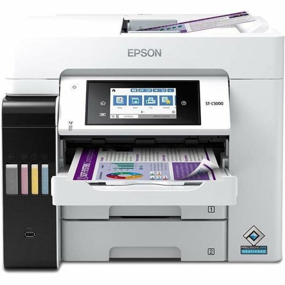 Epson WorkForce ST-C5000 Wireless All-In-One Color Inkjet Printer MPN:C11CJ29203