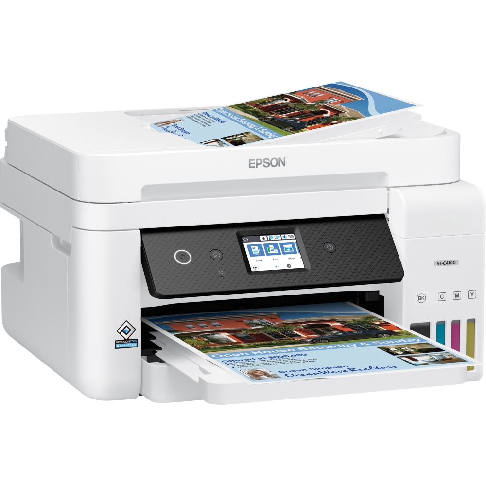 Epson WorkForce ST-C4100 Supertank Inkjet All-in-One Color Printer MPN:C11CJ60203