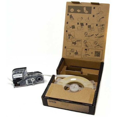 Heat Shrink Label, Single Wall, 3:1 I.D. Shrink Ratio, White, 49 1/5 ft MPN:60YR06