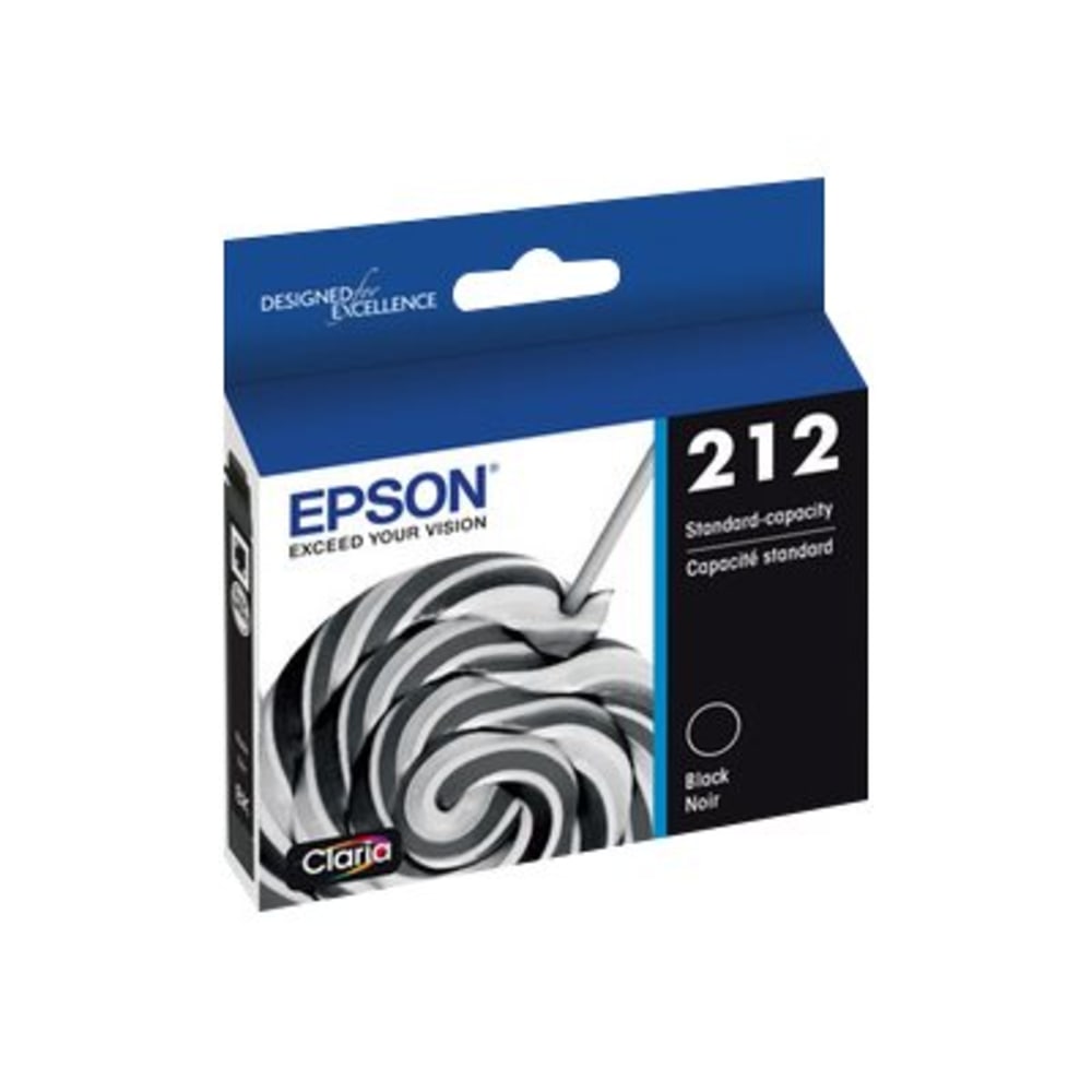 Epson 212 Claria Black Ink Cartridges, Pack Of 2, T212120-S MPN:T212120-D2