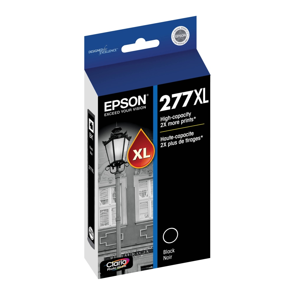 Epson T277XL Black High-Yield Ink Cartridge, T277XL120-S MPN:T277XL120-S